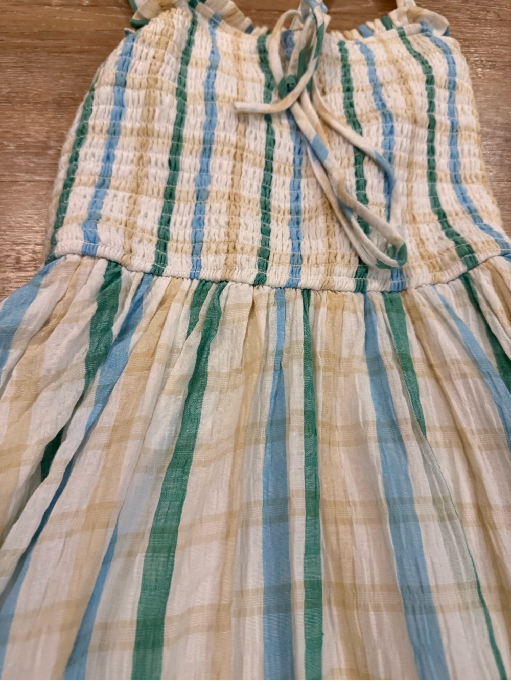 Women’s Red Dress Boutique Striped Linen-Blend Maxi Dress Size S - Picture 4 of 5